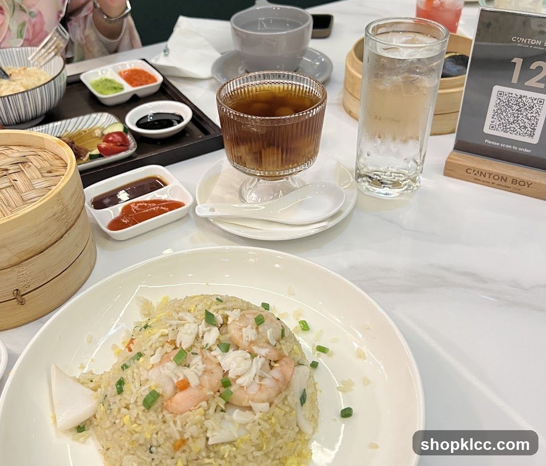 Table with Food and Drinks