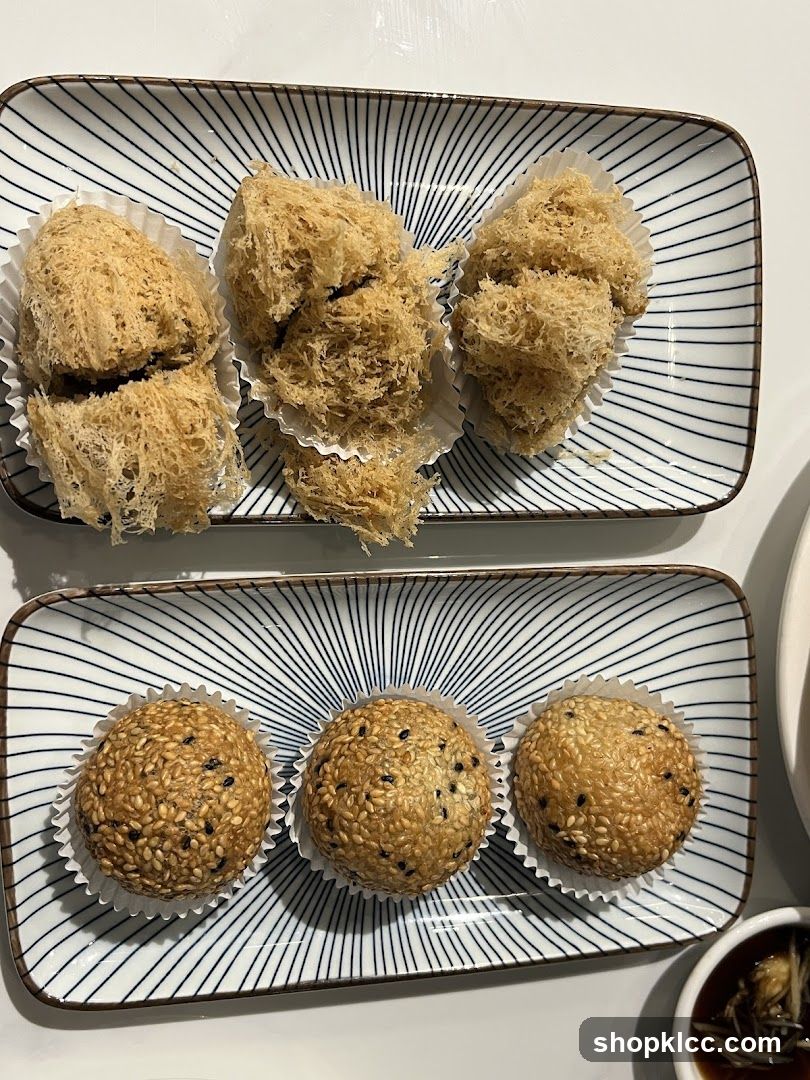 Fried Taro and Sesame Balls