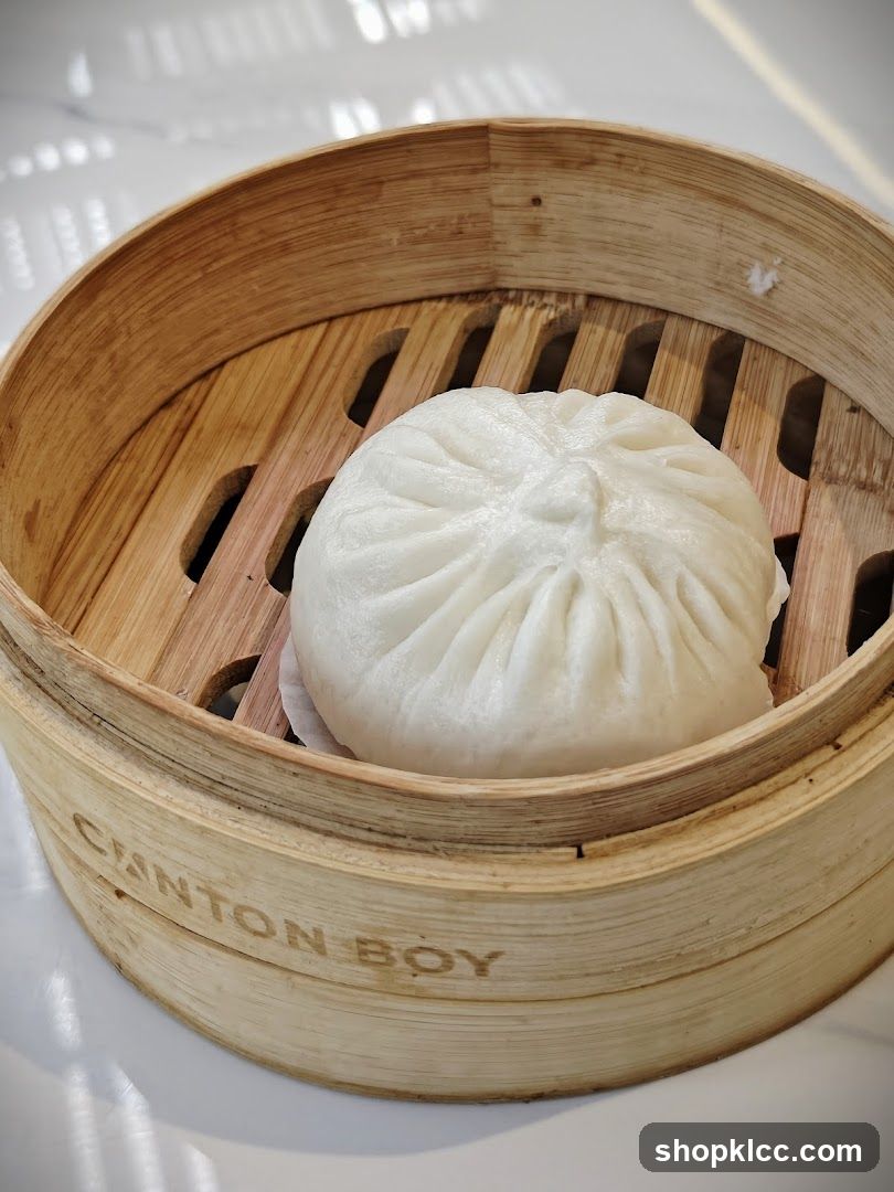 Steamed Bun in Bamboo Steamer