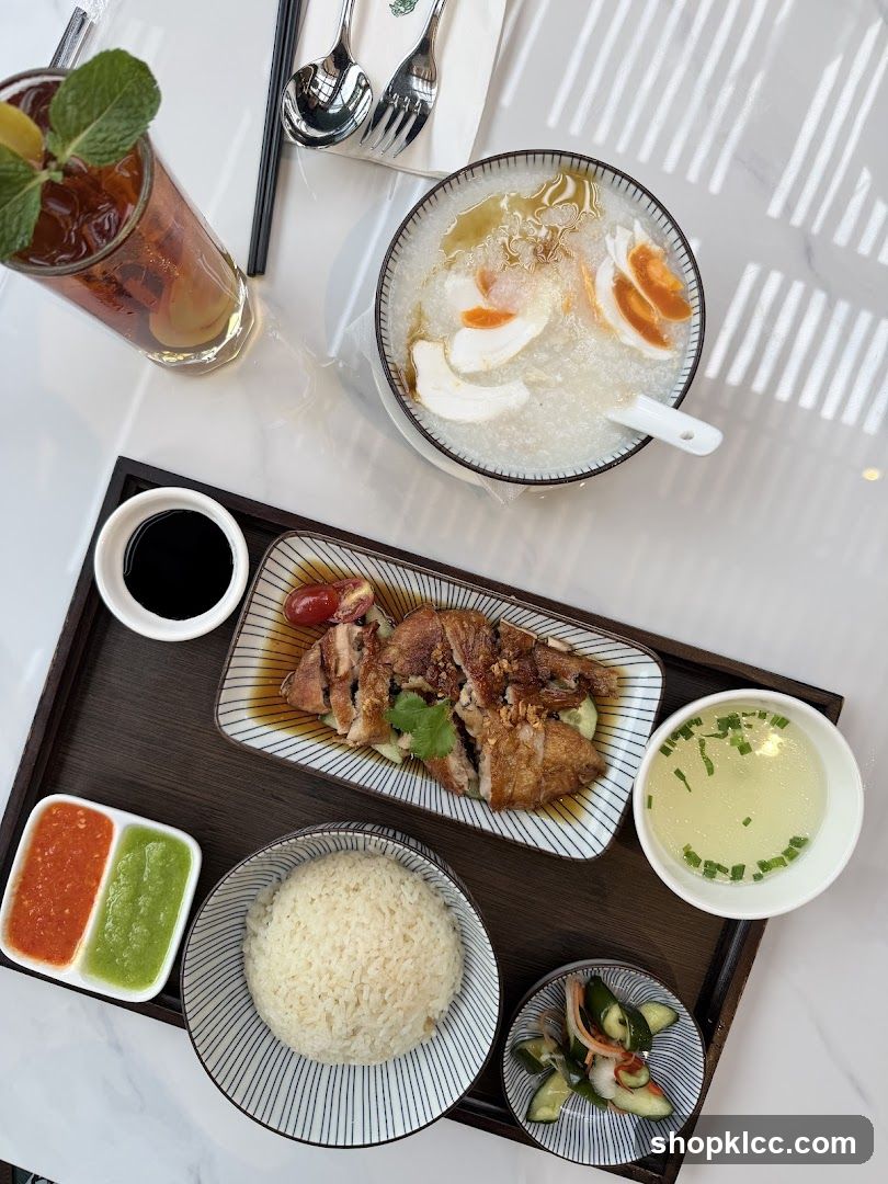 Hainanese Chicken Rice Set