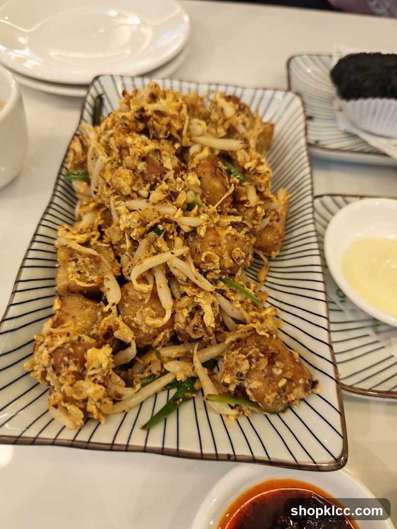 Fried Turnip Cake with Scrambled Eggs