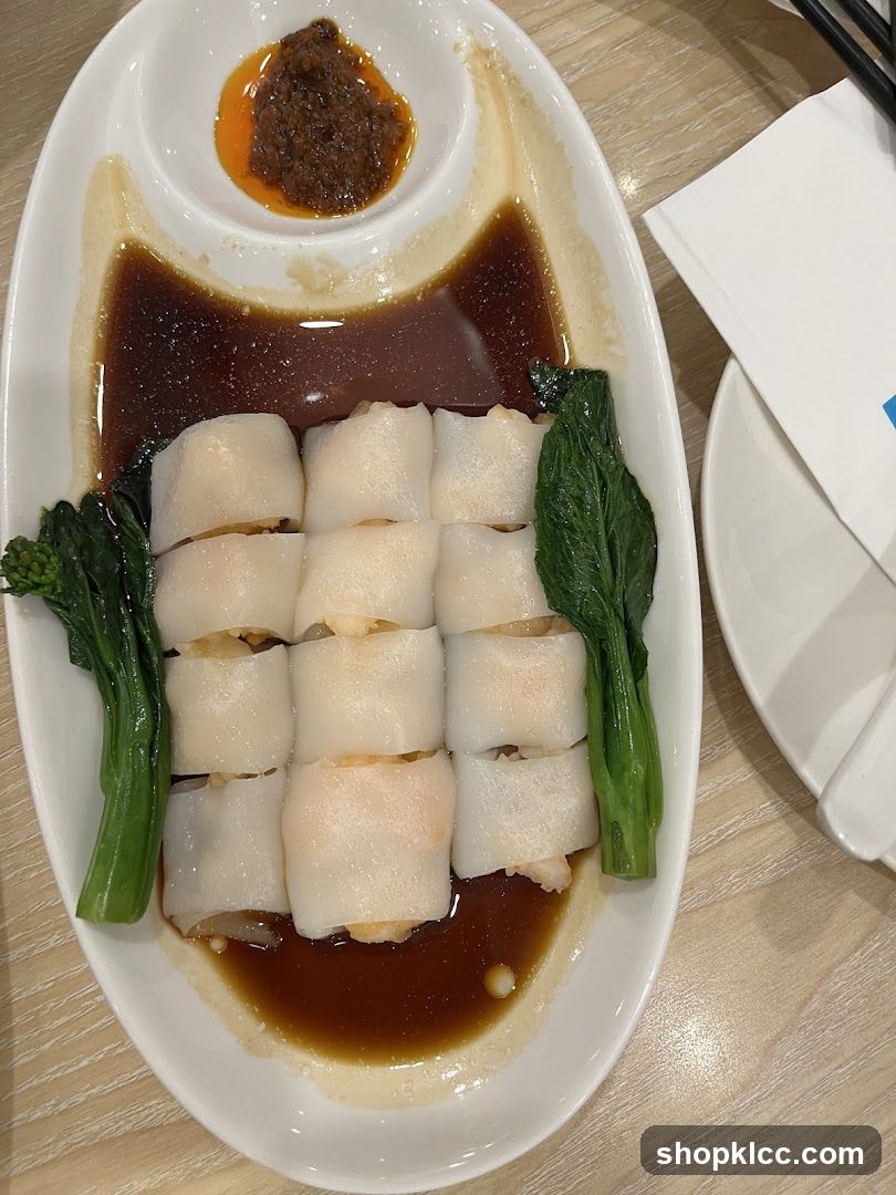 Shrimp Rice Noodle Rolls