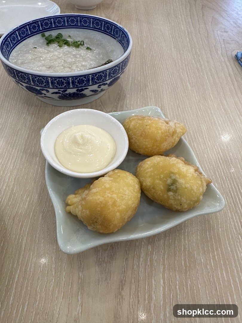 Congee and Fried Appetizers