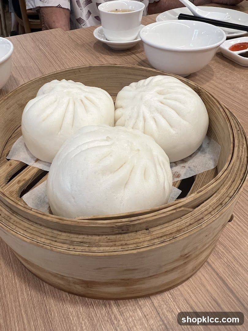 Steamed Buns in a Bamboo Steamer
