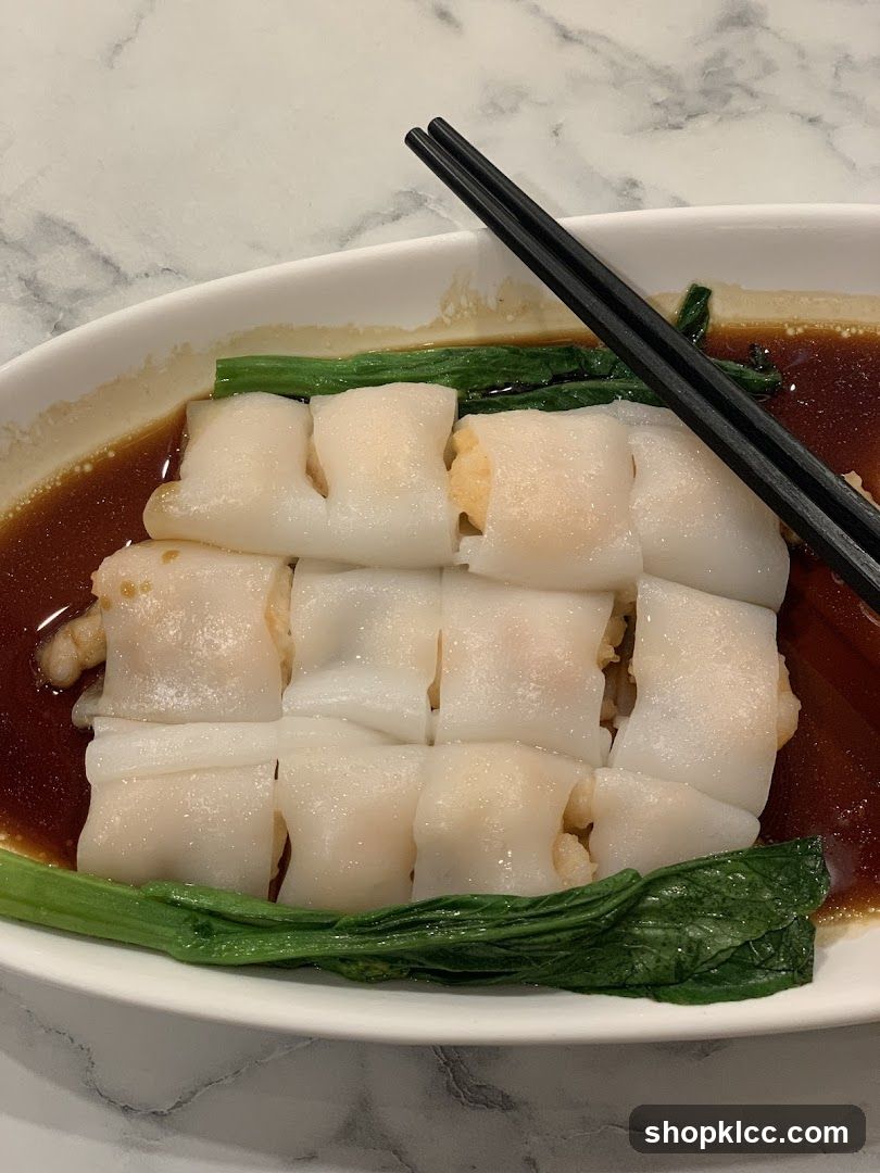 Shrimp Rice Noodle Rolls