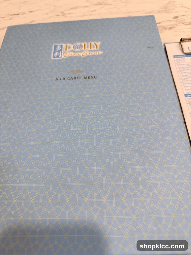 Dolly Dim Sum A La Carte Menu
