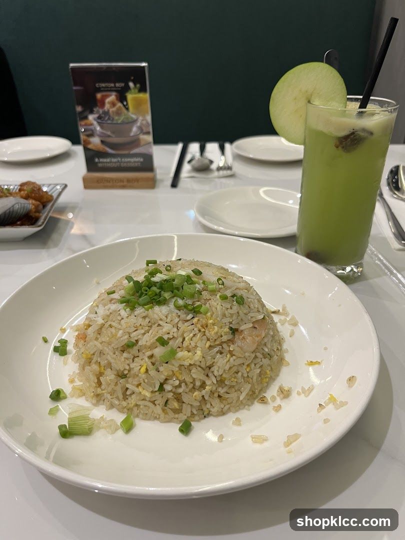 Fried Rice and Drink