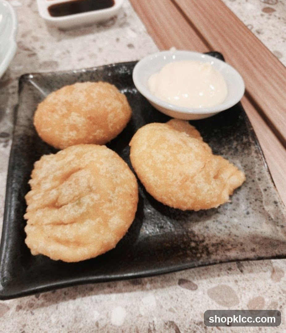 Fried Appetizers with Dip