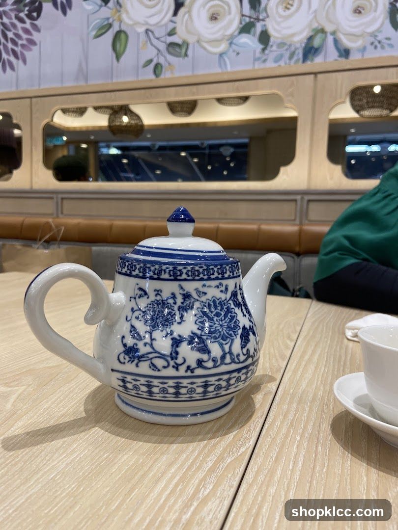 Teapot on a table