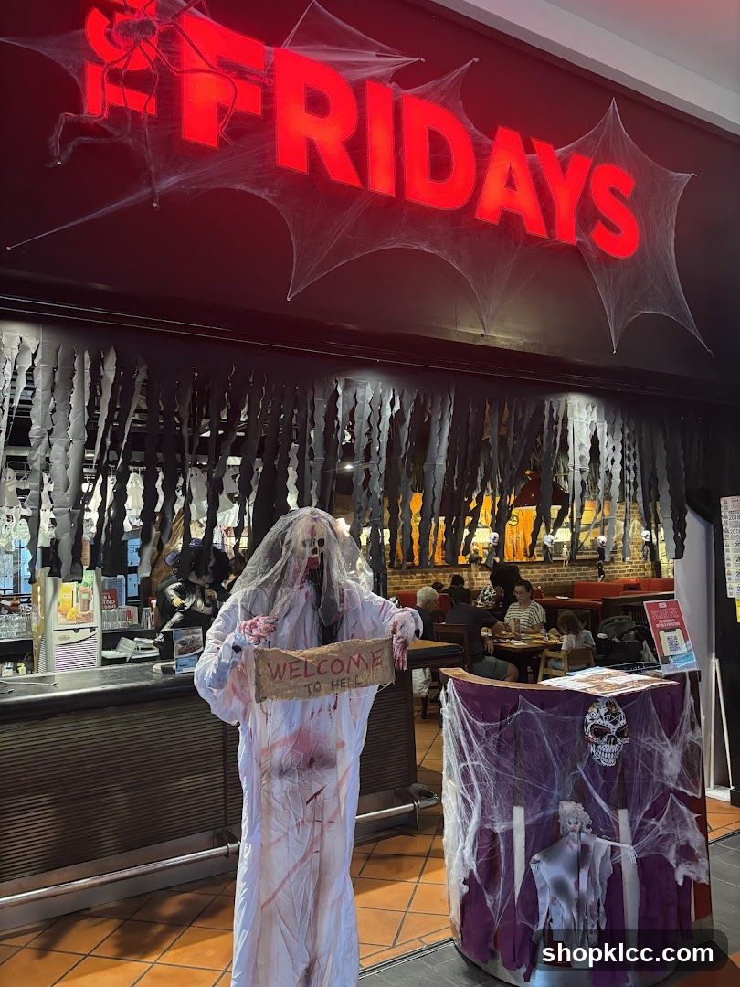 Halloween Decorations at Fridays