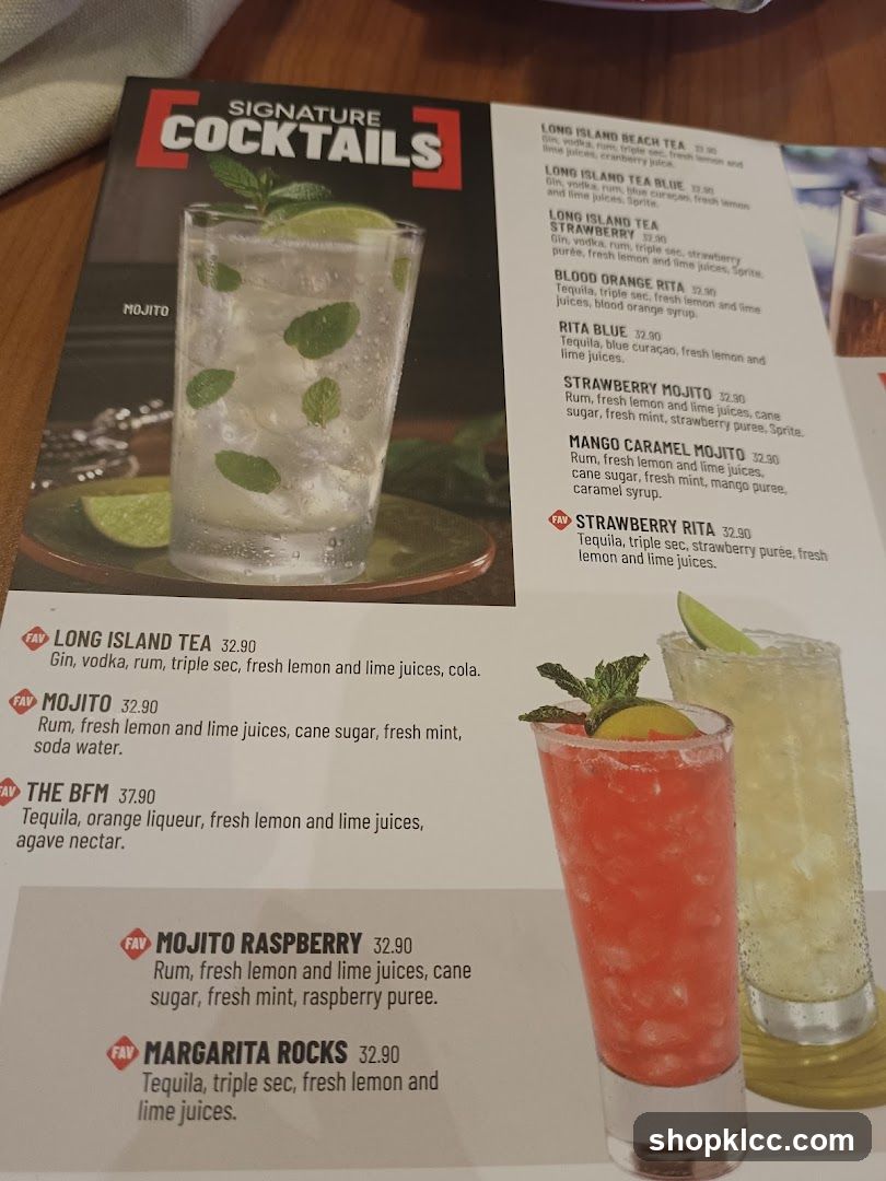 SIGNATURE COCKTAILS
