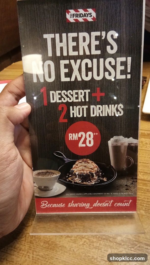 TGI Fridays Promotion