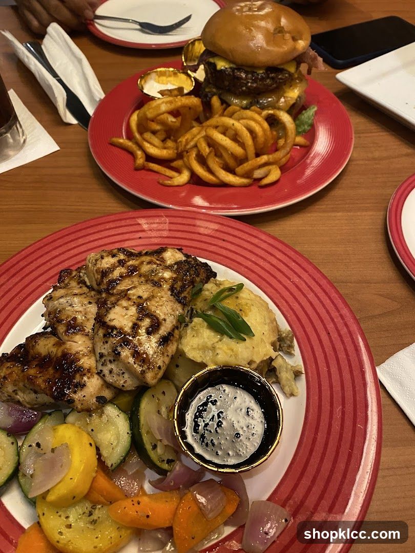 Burgers and Grilled Chicken