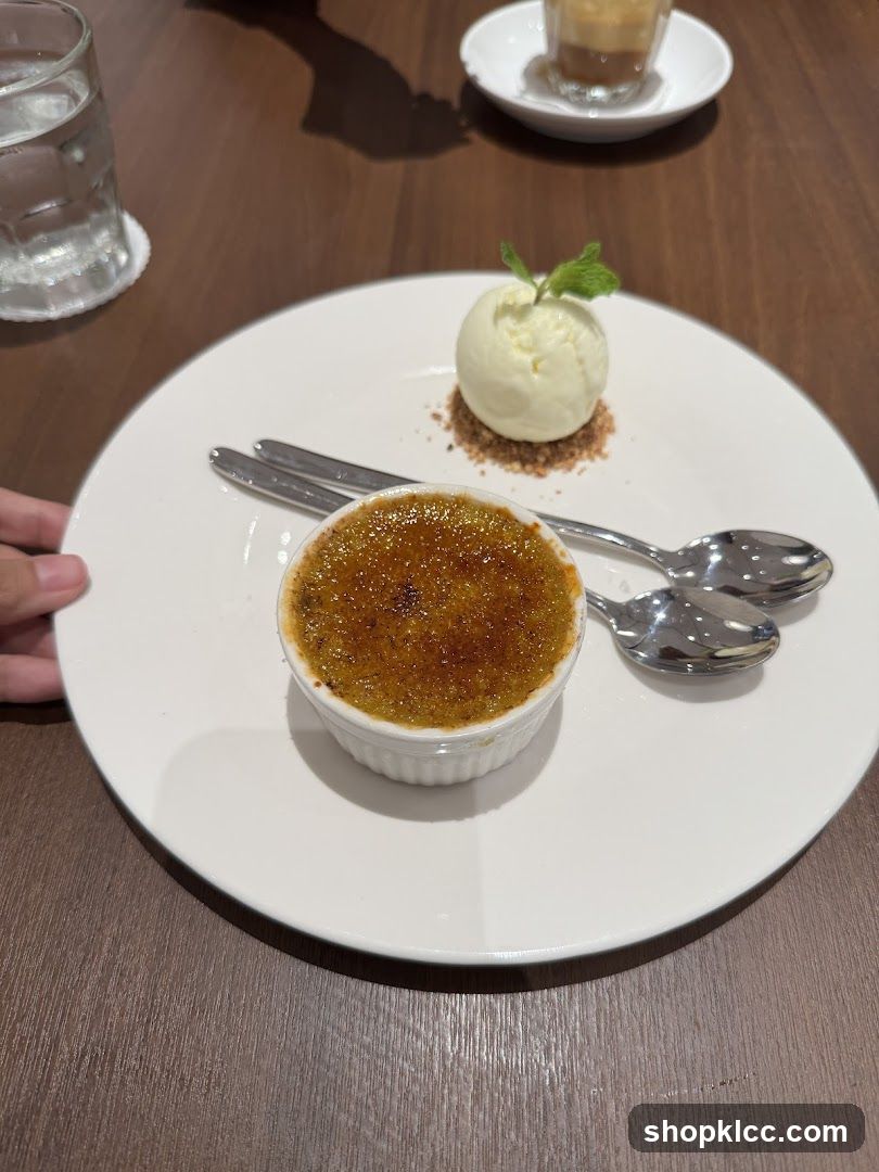 Dessert with Ice Cream