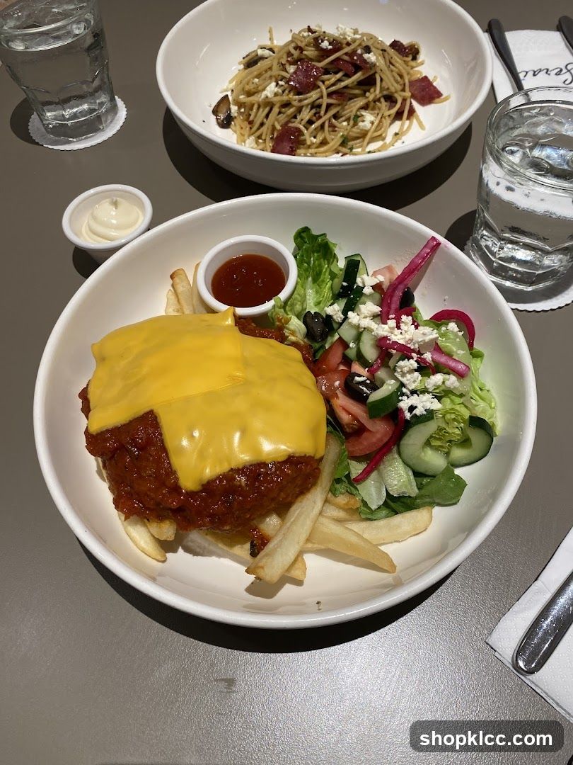 Cheeseburger and Pasta