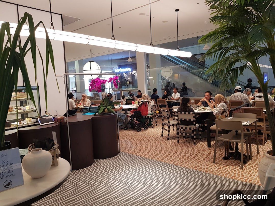 Cafe Interior with Patrons