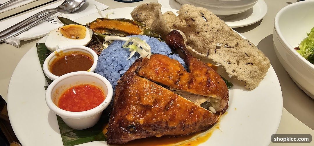 Nasi Lemak with Roasted Chicken