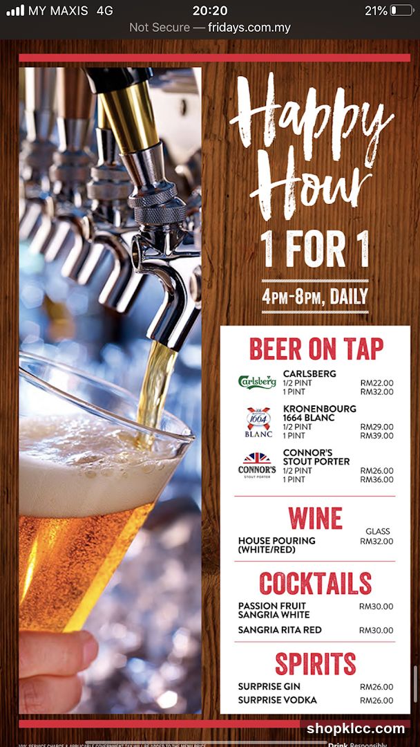 Happy Hour Menu