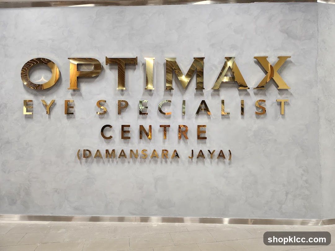 Optimax Eye Specialist Centre Signage