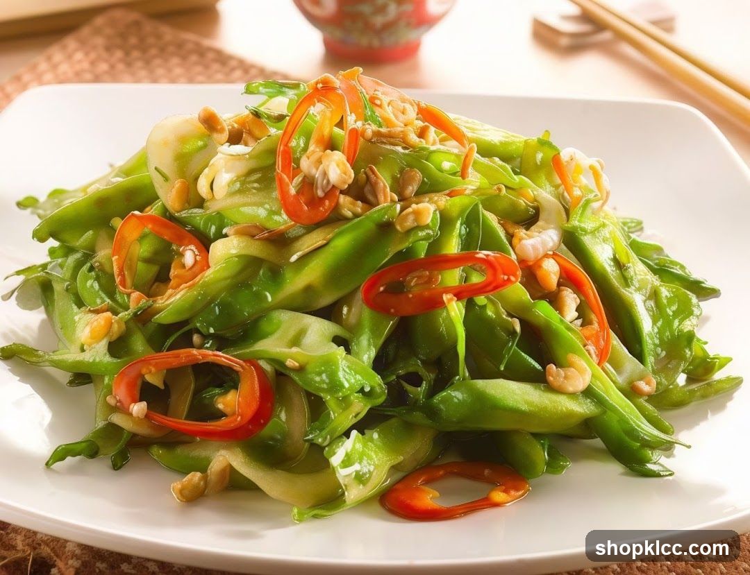 Stir-fried Green Beans with Chili and Shrimp