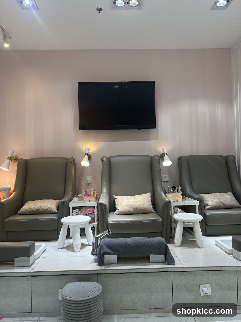 Nail Salon Seating Area