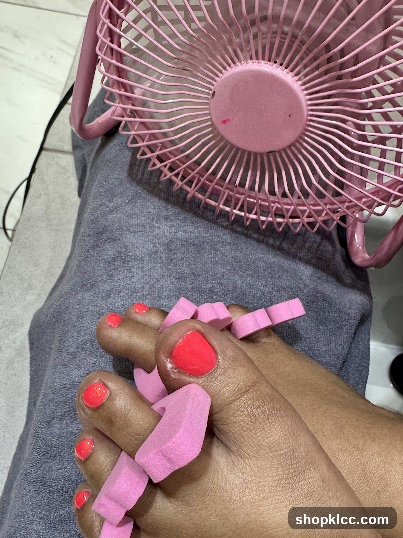 Pedicure Drying