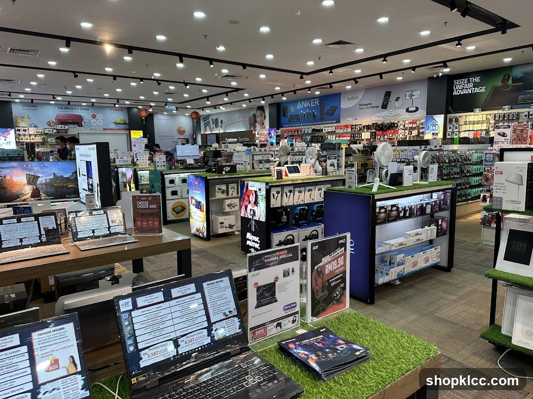 Electronics Store Interior