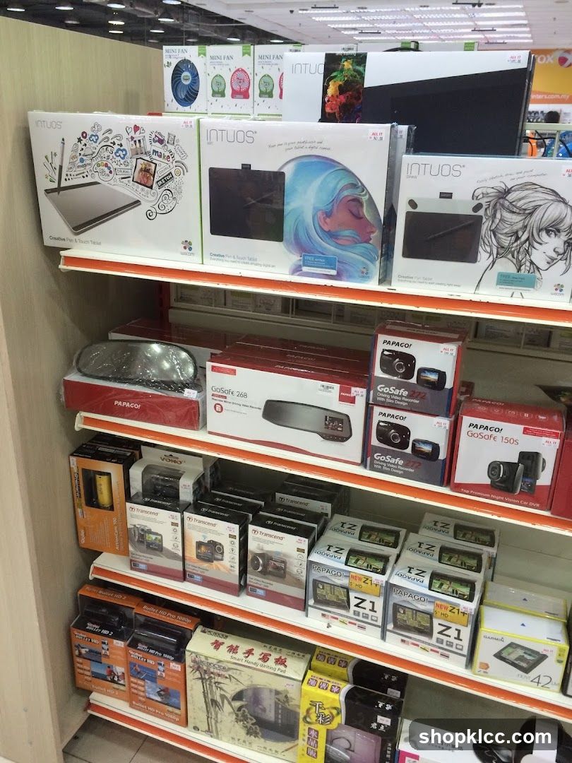 Electronics Store Shelves