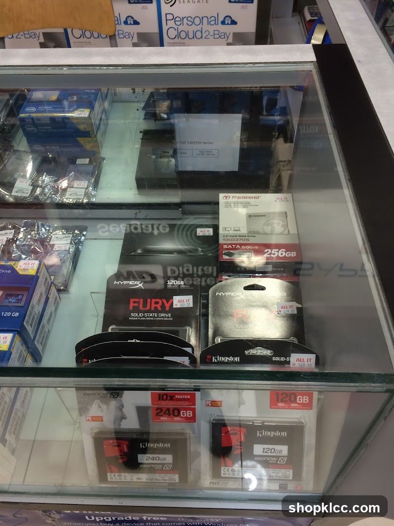 Computer Components Display