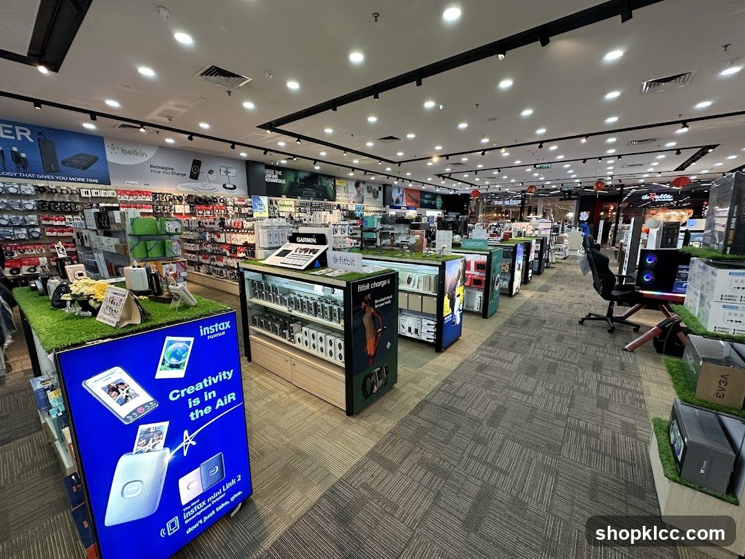 Electronics Store Interior