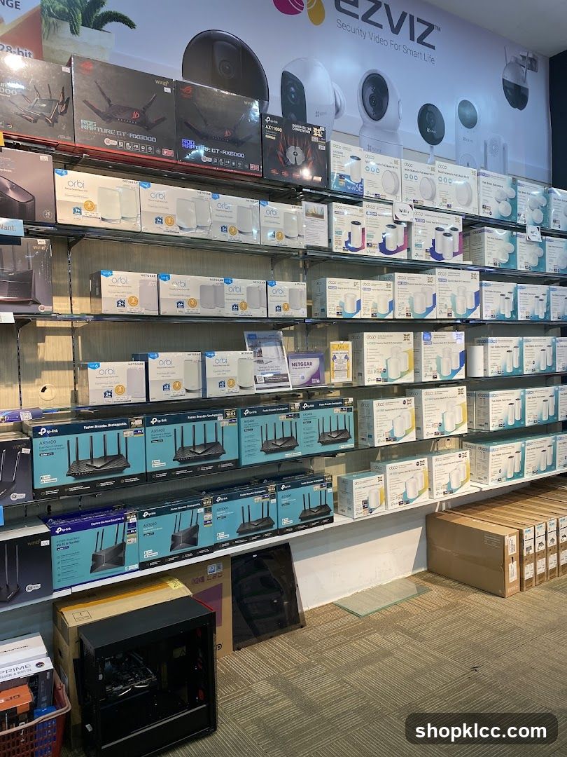 Electronics Store Shelving