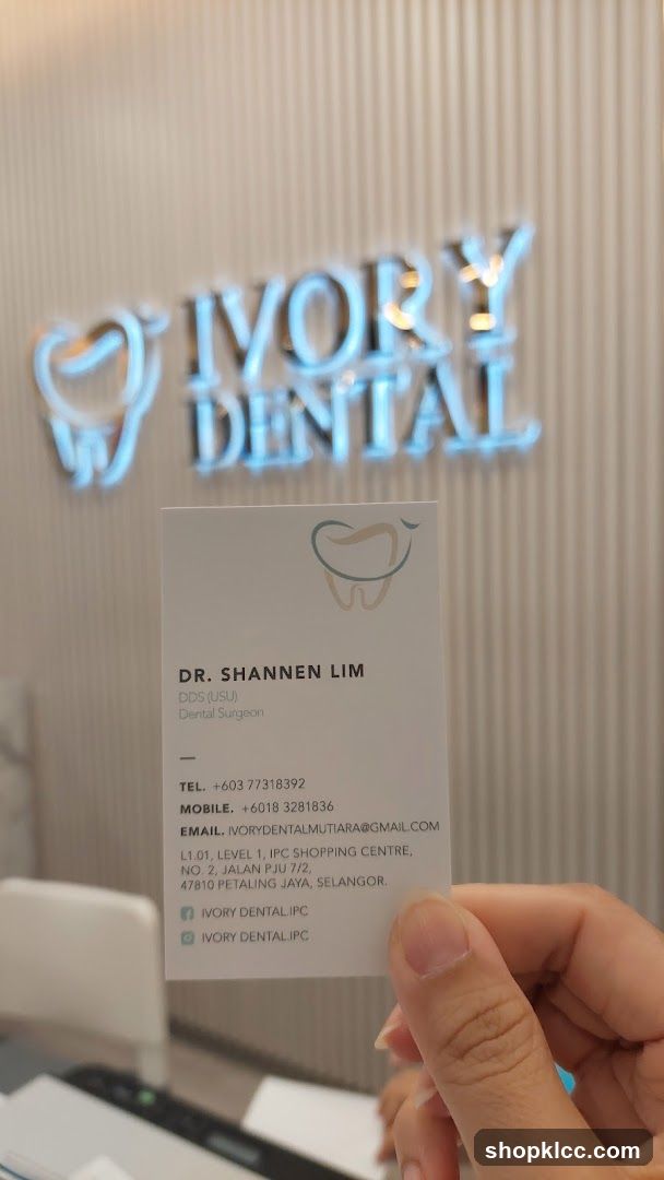 Business Card for Dr. Shannen Lim