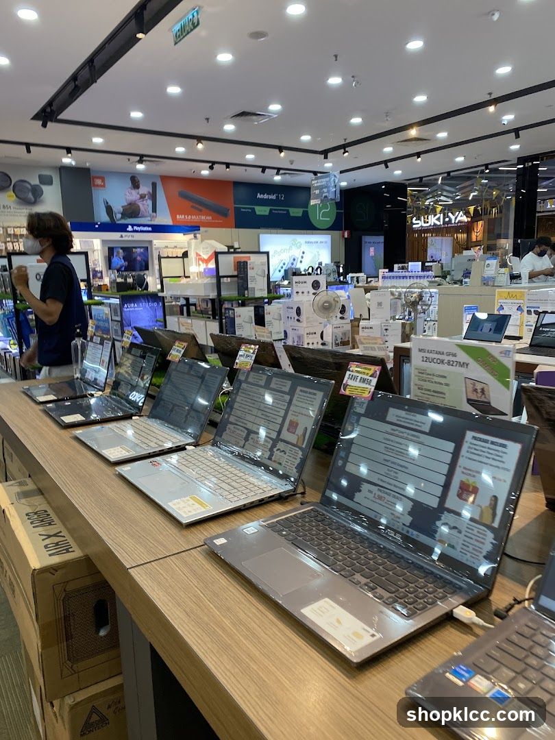 Electronics Store Display