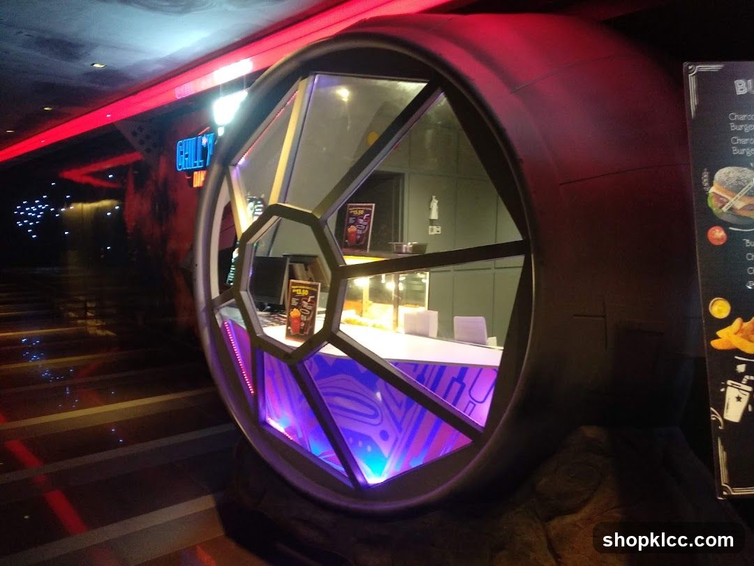 Futuristic Food Kiosk