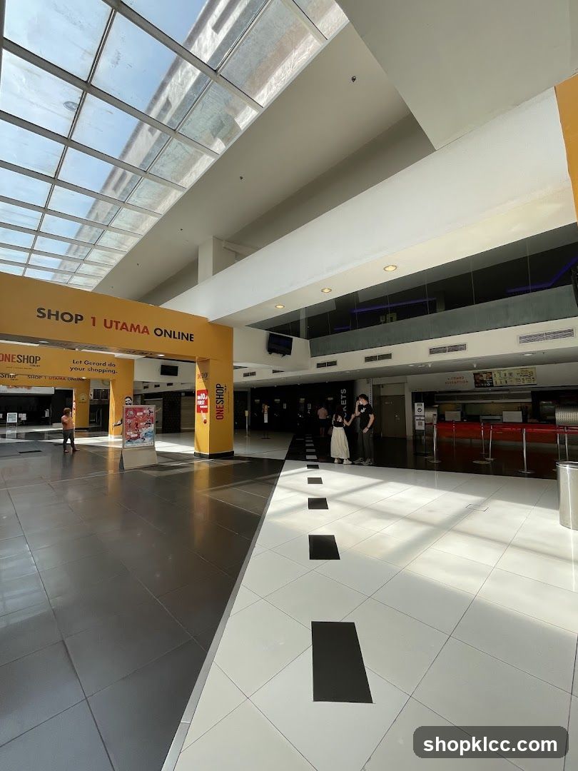 Indoor Shopping Mall Corridor