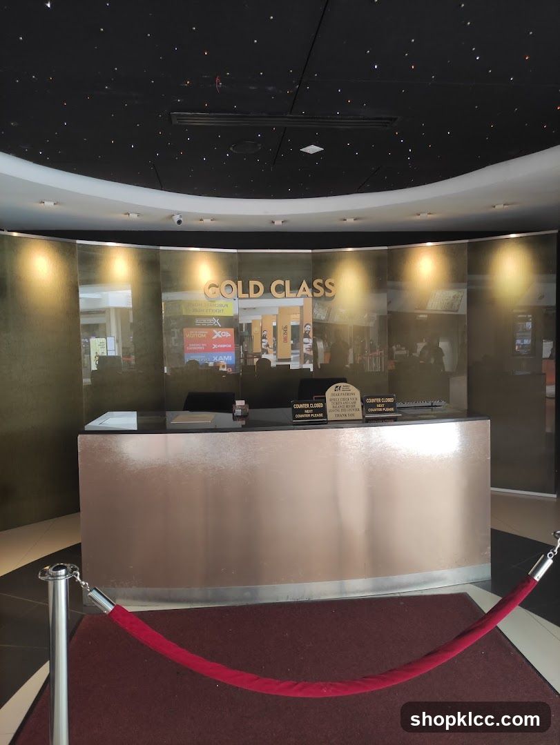 Gold Class Counter