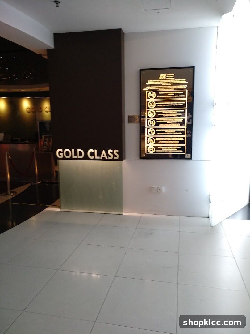 Gold Class Entrance