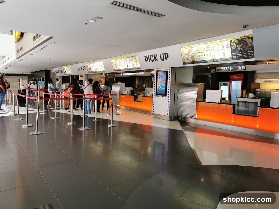 Food Court Order and Pick-Up Area