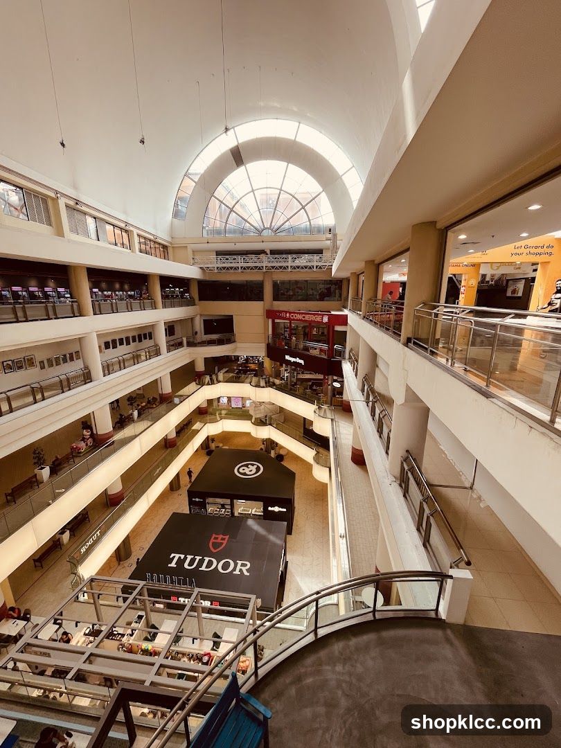 Mall Interior with Tudor Display