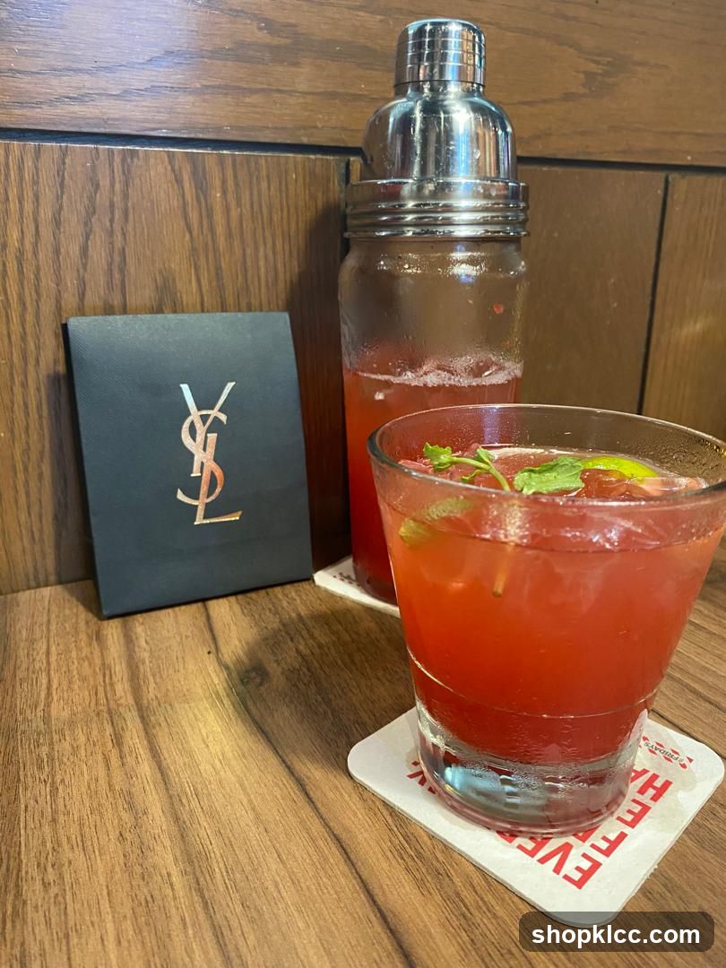 Cocktail and Yves Saint Laurent Gift Bag