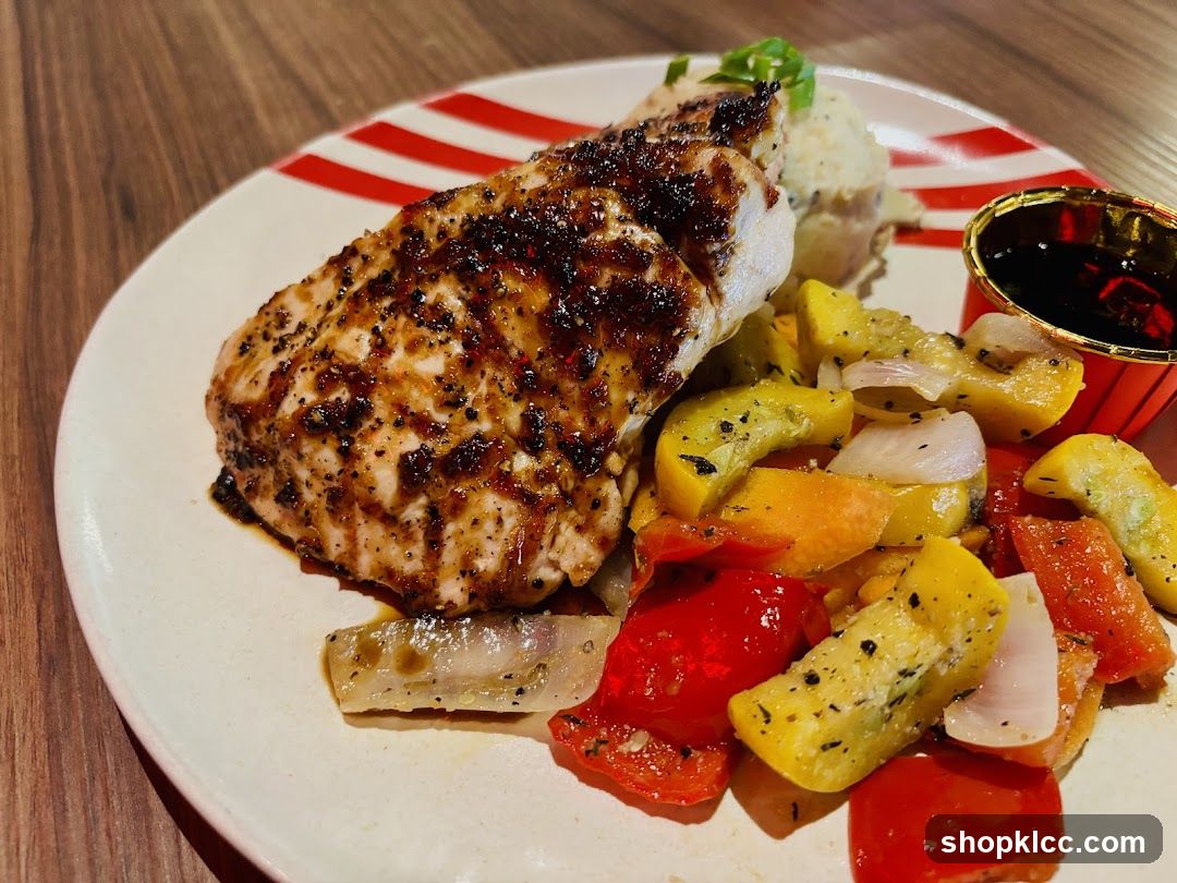 Grilled Chicken with Vegetables