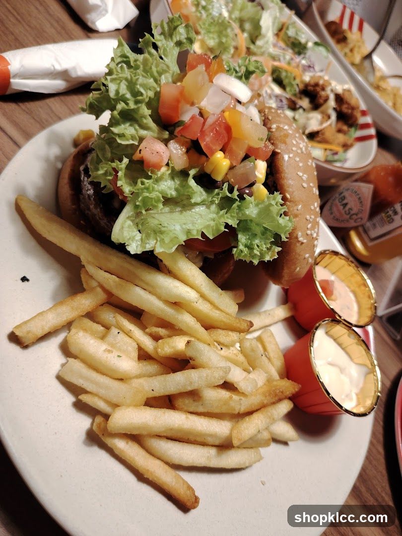 Burger and Fries