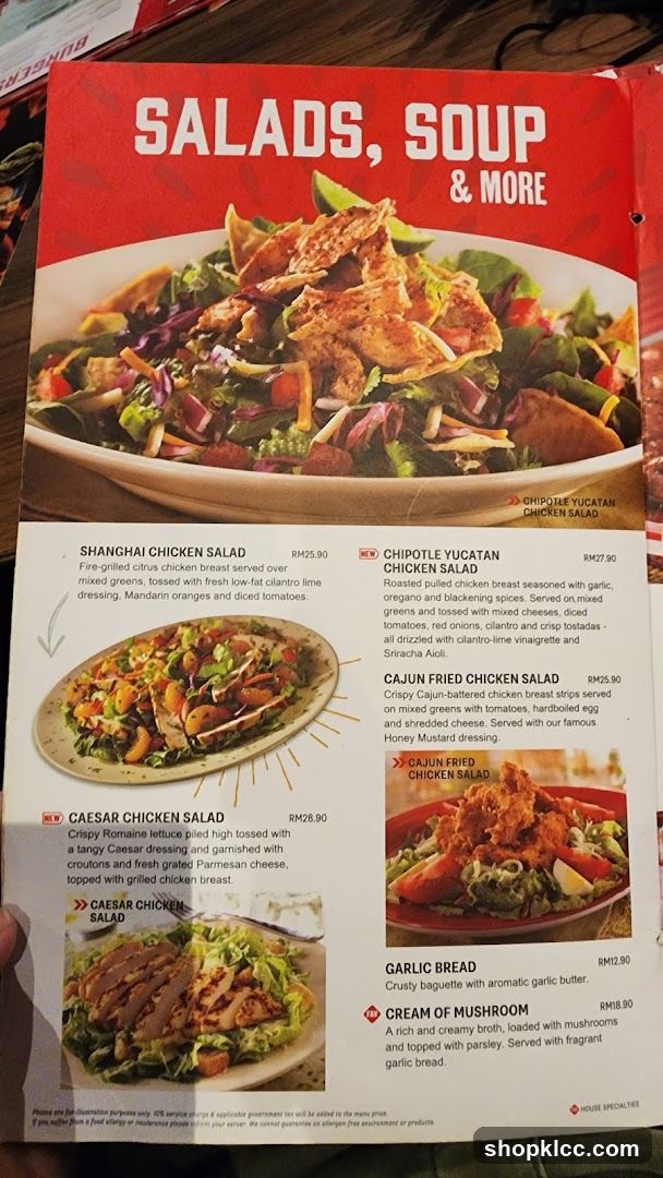 SALADS, SOUP & MORE