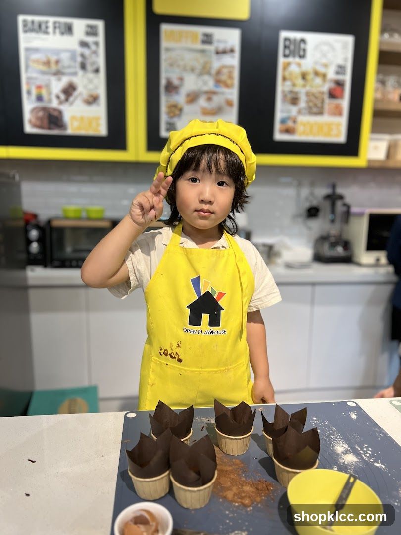 Young Chef with Cupcakes