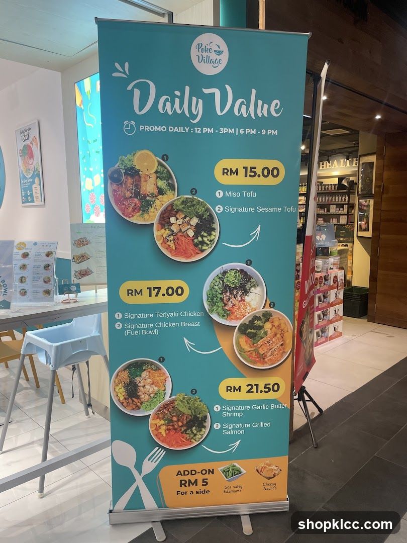 Poke Village Daily Value Promo