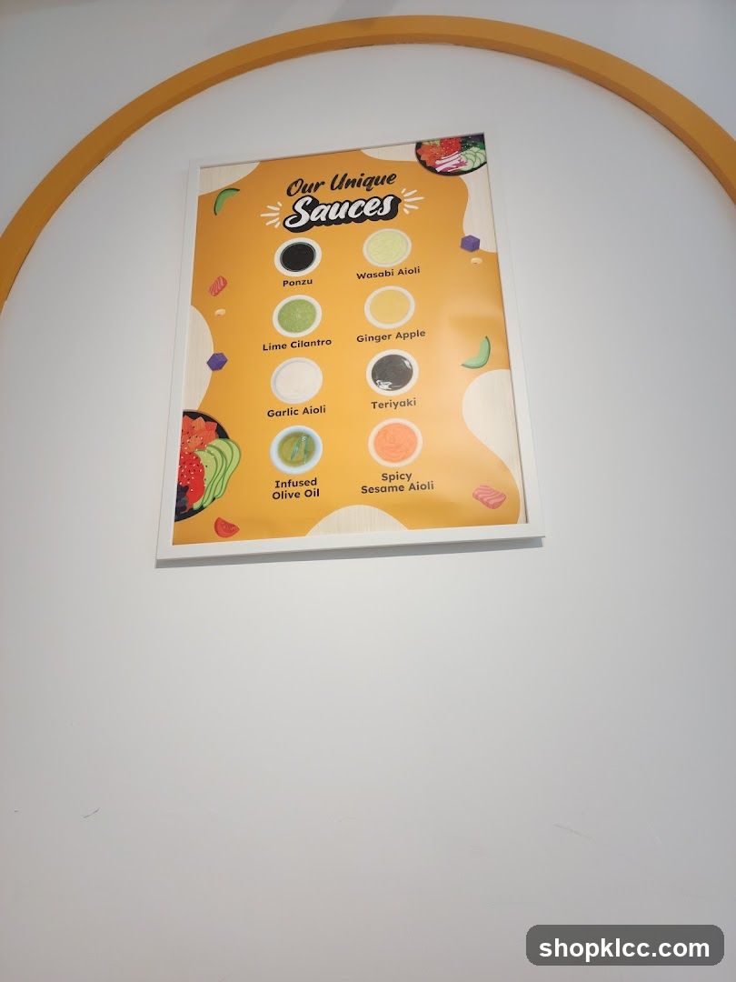 Unique Sauces Menu