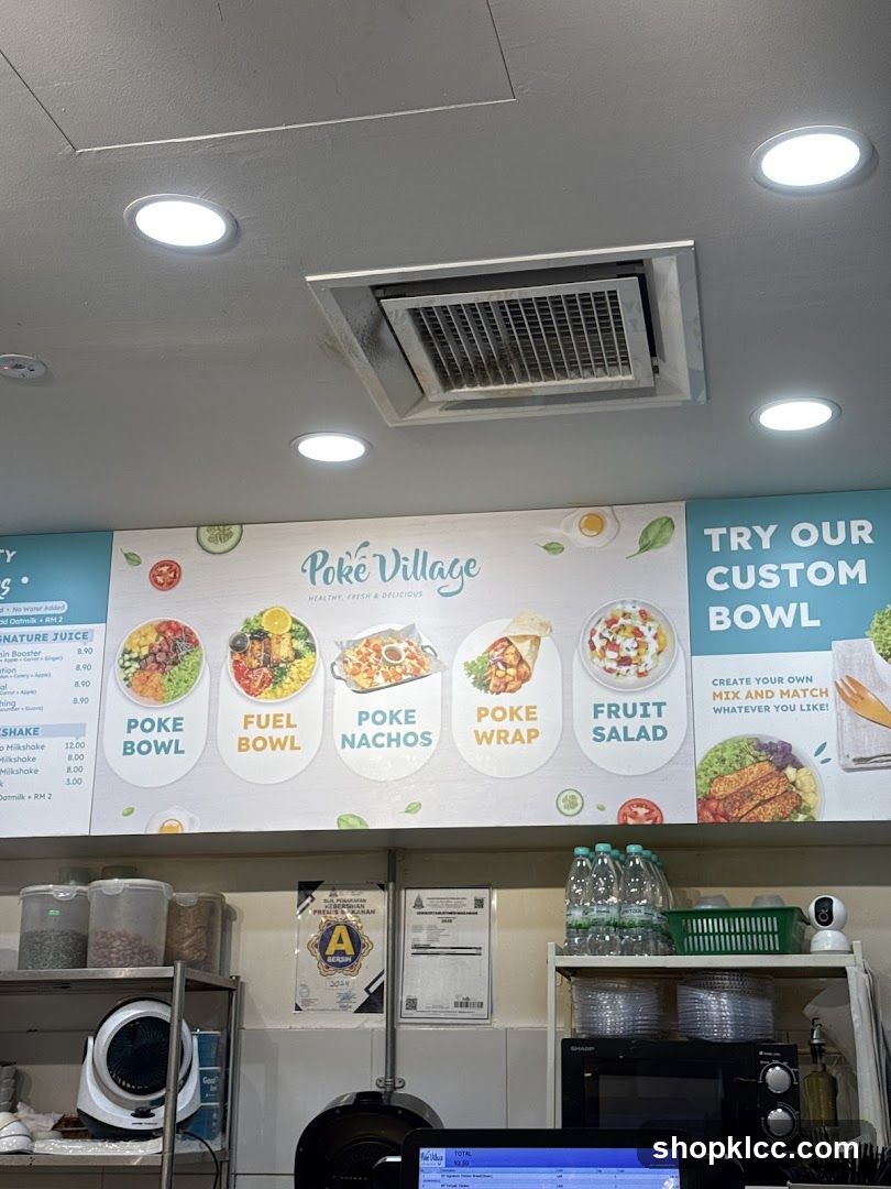 Poke Village Menu