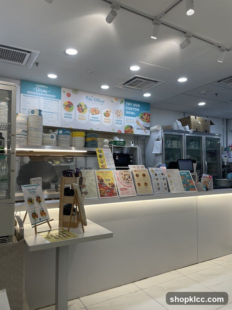 Poke Village Counter