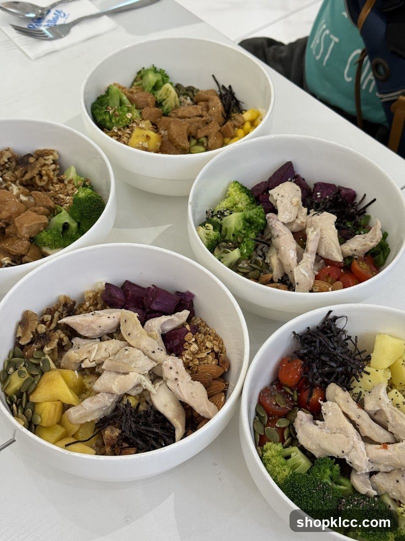 Five Bowls of Food