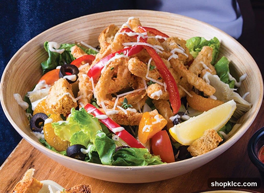 Crispy Calamari Salad